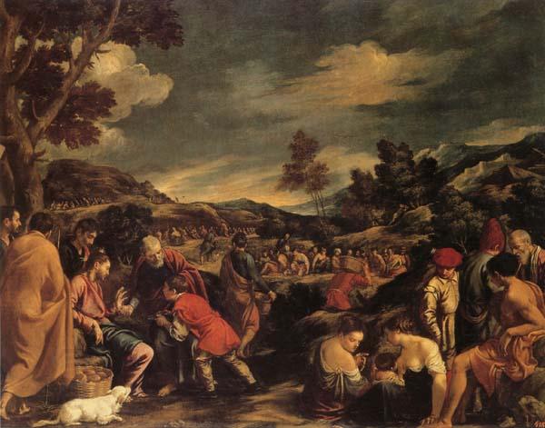 ORRENTE, Pedro The Miracle of the Loaves and Fishes oil painting picture